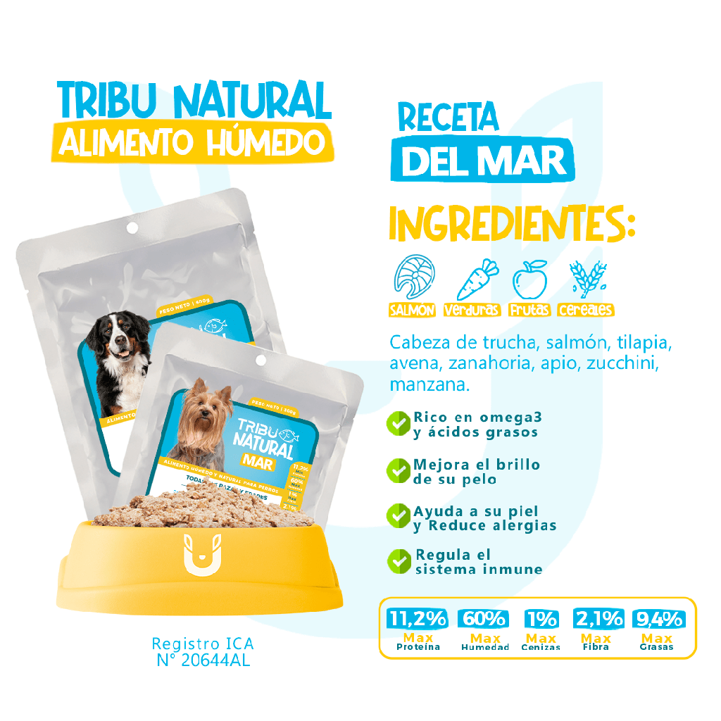 Tribu Natural del Mar x 600 gramos | Alimento Para Perros