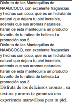 Mantequilla Corporal NAABCOCO x 5 unidades
