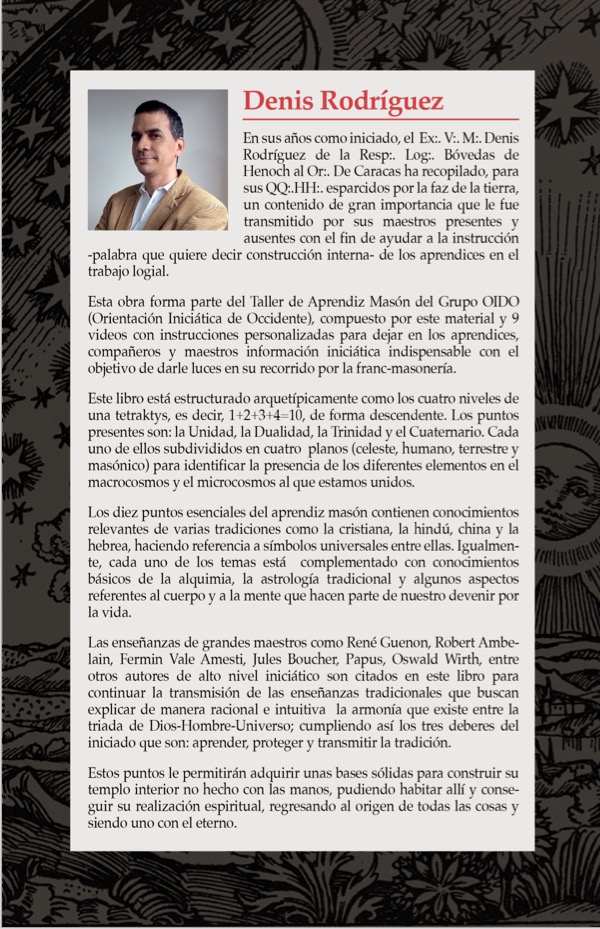 Libro 10 puntos esenciales del Grado de Aprendiz Masón