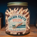 Patas de Pollo Deshidratadas Bombonera 750 grs