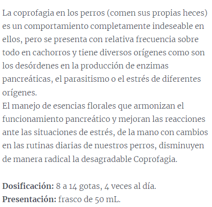 Cfagia frasco gotero 50 ml perros