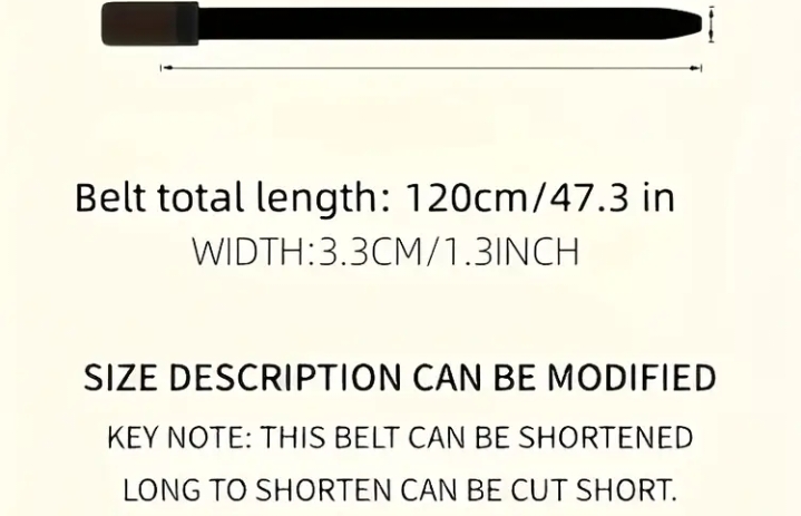 Cinturón de Diseño con Hebilla Masonica Automática para Hombre