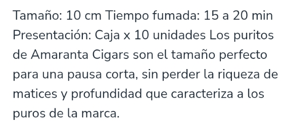 AMARANTA SUR MINIS X 10 UNID	8 CM