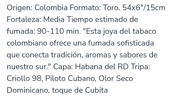 TORO (CAPA HABANA)	6 X 54 RING