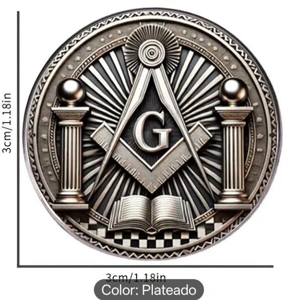 Broche de solapa , material de aleación de zinc, regalo ideal recuerdo para masones