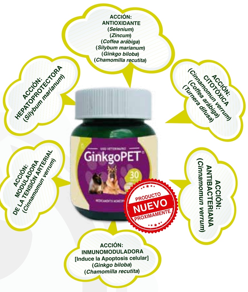 Ginkgopet fco x 30 tab 