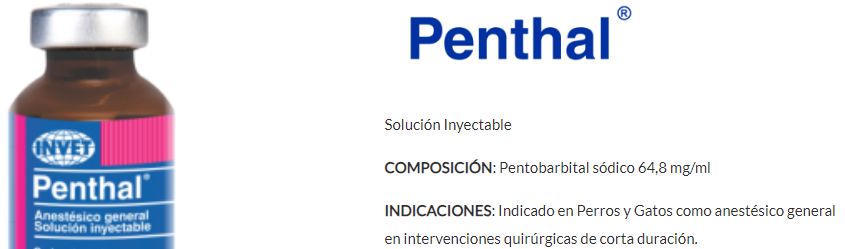Penthal Fco x 20 ml
