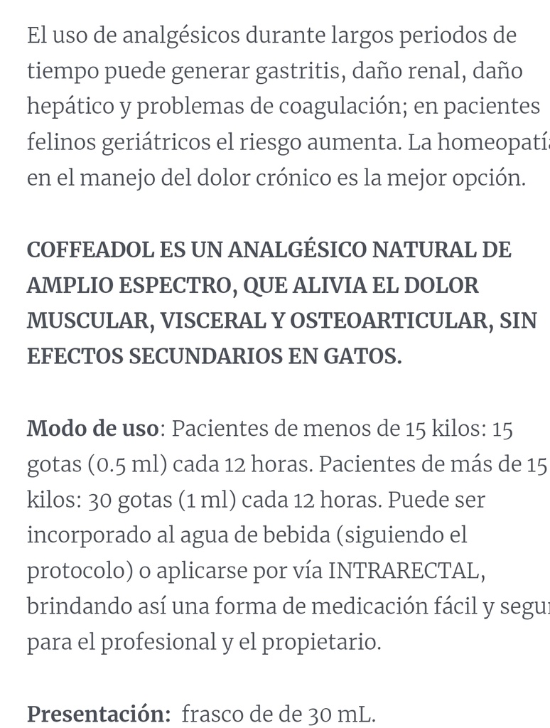 Coffeadol-Les Gatos x 30 ml