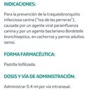 Vacuna Novibac KC (Tos de las perreras)