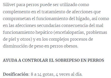 Silivet fco gotero x 50 ml perros