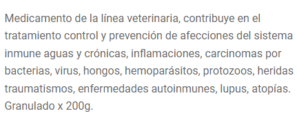 Inmul-v Lha granulados x 200 grs 