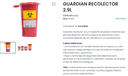 Guardian 2,9 ltrs (Recolector cortopunzantes)