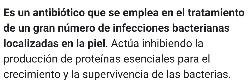 Ácido Fusidico crema Tubo x 15 grs