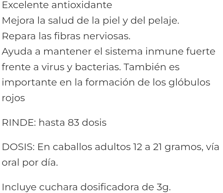 Vita E En Polvo 