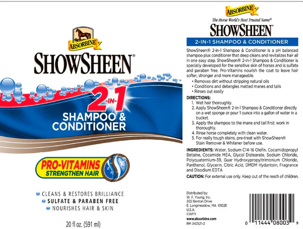 SHAMPOO SHOW SHEEN 2 EN 1- 591 ML