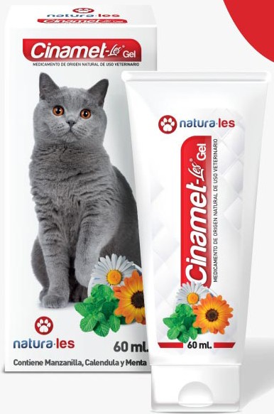 Cinamet-Les Gel Dental Gatos tubo x 60 ml