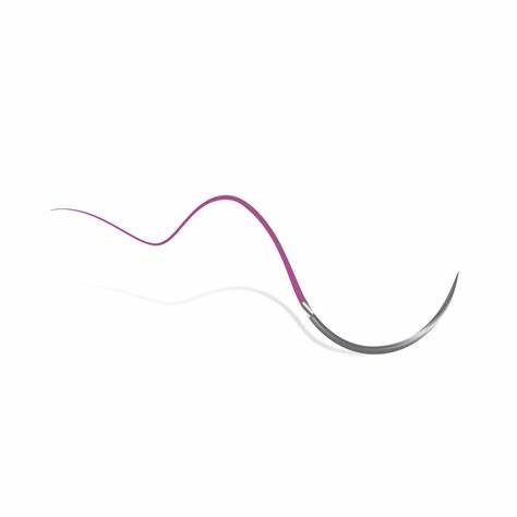 Sutura absorbible 2-0 (poliglicolato o ácido poliglicólico)