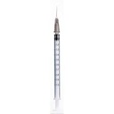 Jeringa Desechable x 1 ml 27x0,5 x caja x 100 unidades 