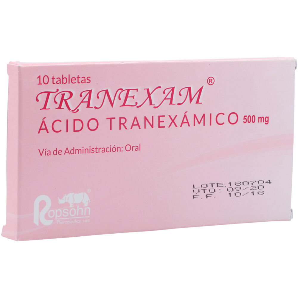 Acido Tranexamico 500 Mg Tab caja x 50