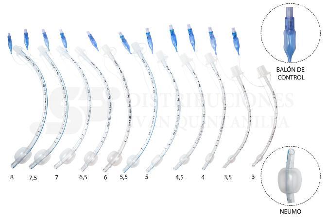 Tubo Endotraqueal 6,5" con balón