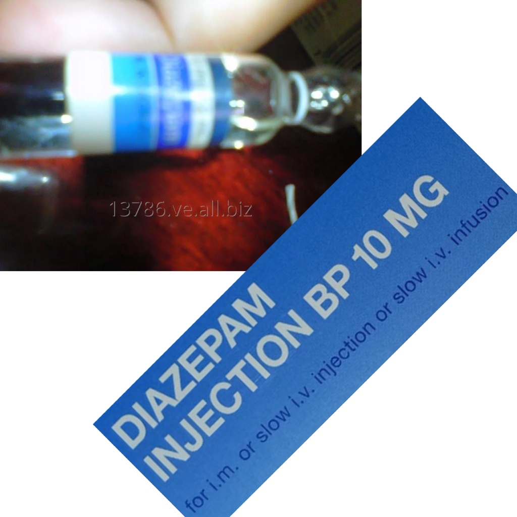 Diazepam (valium) 10 mg/2 ml ampolla