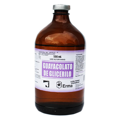 Guayacolato de Glicerilo iny fco 500 ml