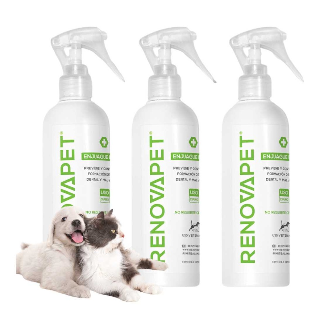 Renovapet Enjuague Bucal x 3 unidades 
