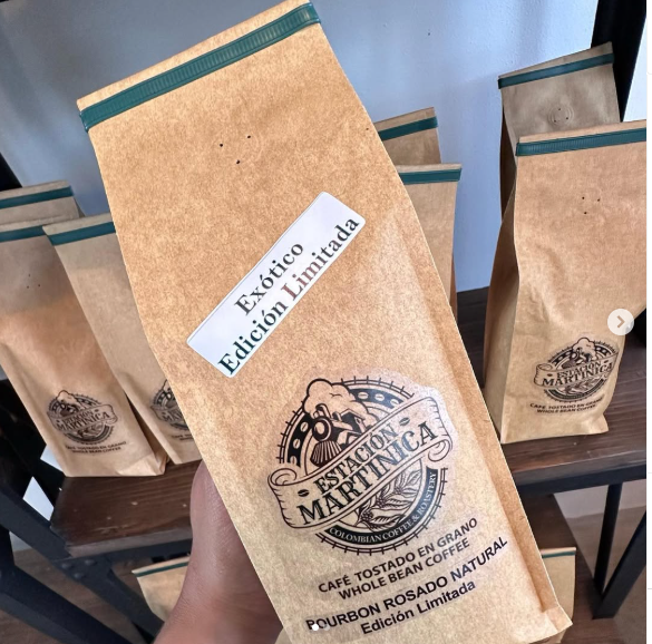 Café Bourbon Rosado Natural en grano Libra