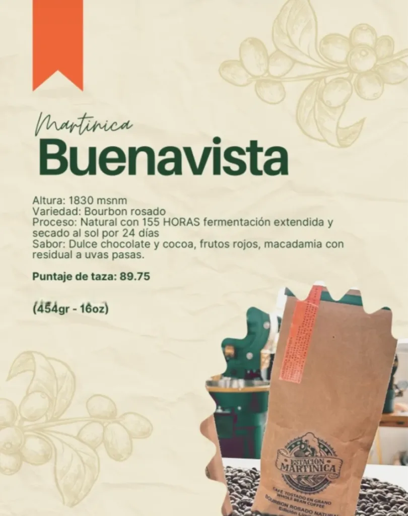 Café Bourbon Rosado Natural en grano Libra