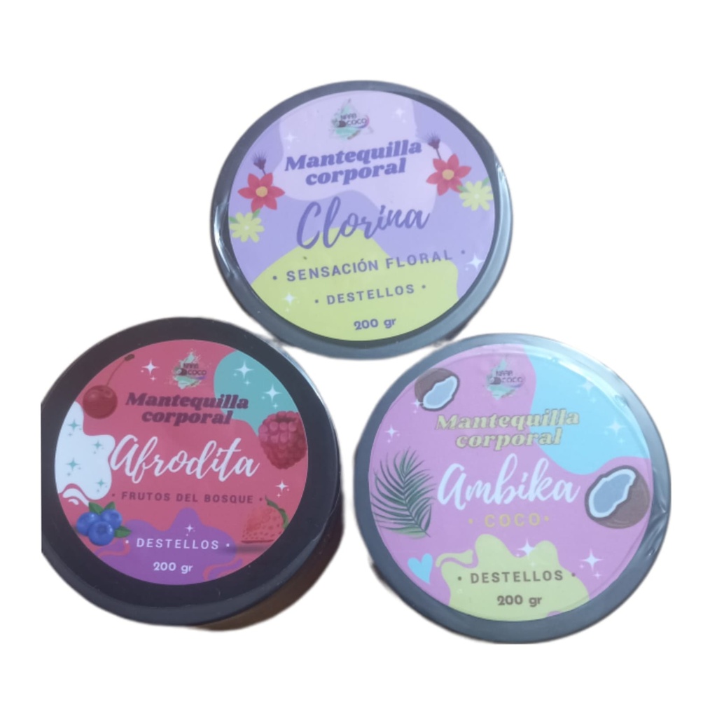Mantequilla Corporal NAABCOCO x 3 unidades