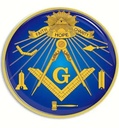 Pin Masonería Azul Celeste 