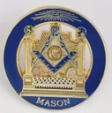 Broche de solapa , material de aleación de zinc, regalo ideal recuerdo para masones