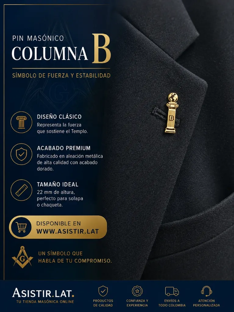 Pin masonico Columna B