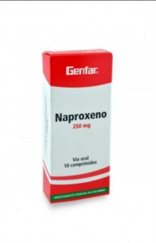 Naproxeno Tab (Blister 10 Tabletas)