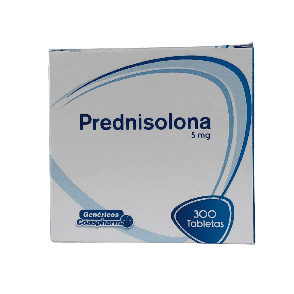 Prednisolona 5 mg tab caja x 300