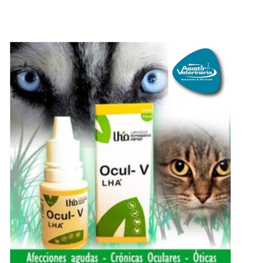 Ocul-v Lha  solucion otico-oftalmológica fco gotero x 10 ml