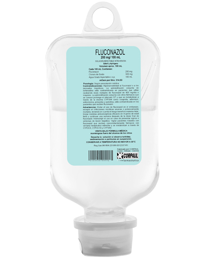 Fluconazol 200 mg amp 