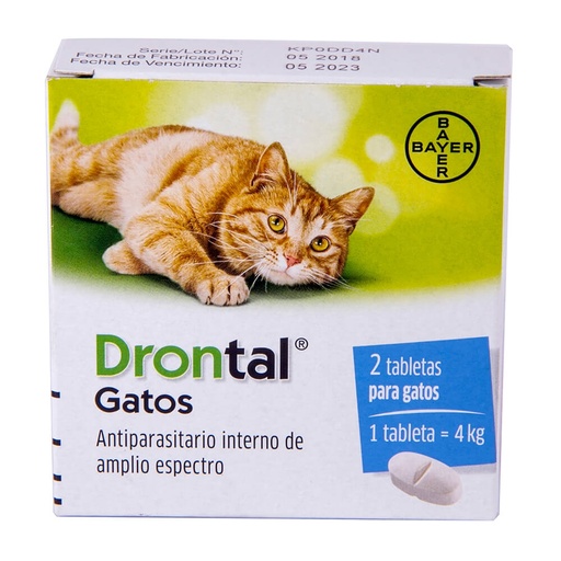 Drontal Gatos x 2 tab