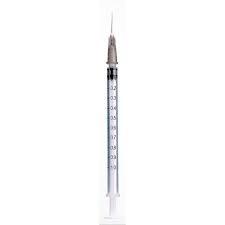 Jeringa Desechable x 1 ml 27x0,5 x caja x 100 unidades 