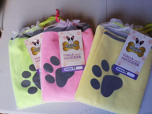 Toalla Para Mascotas Talla M (100x77 cms)  