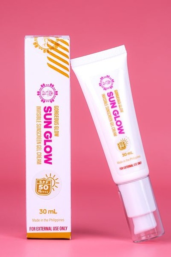 GORGEOUS GLOW - TINTED SUN GLOW 30 ml .. Gel Protector Solar SPF50.  Invisible