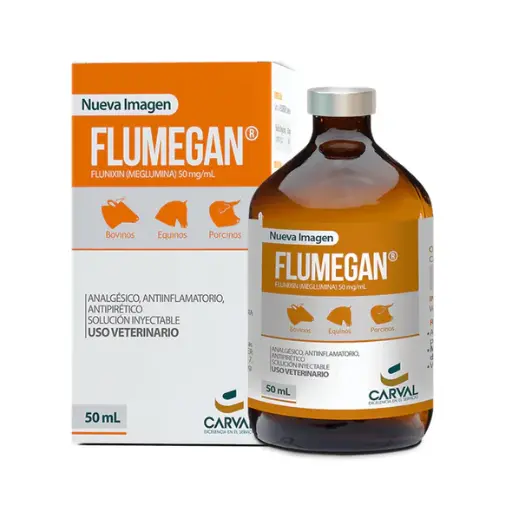 FLUMEGAN (Flunexin Meglumine) Solución Inyectable Frasco x 50 ml 