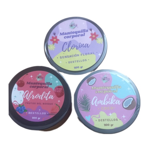 Mantequilla Corporal NAABCOCO x 3 unidades